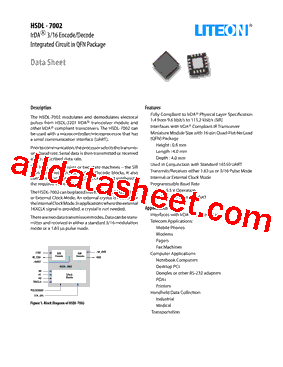 HSDL-7002型号图片