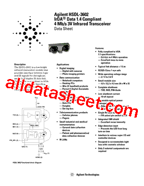 HSDL3602型号图片