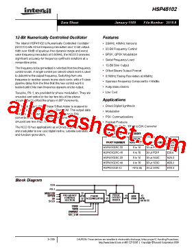 HSP45102PC-33型号图片