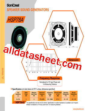 HSP78A型号图片