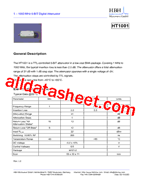 HT1001型号图片