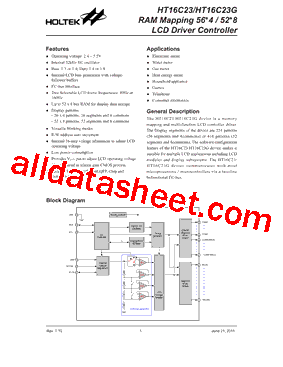 HT16C23型号图片