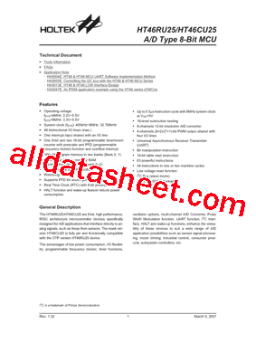 HT46CU25型号图片