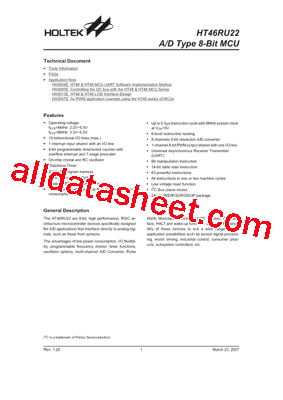 HT46RU22型号图片