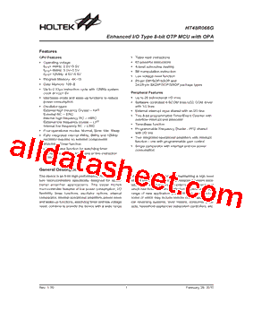 HT48R066G型号图片