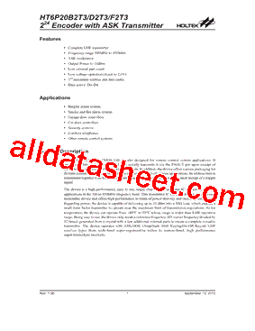 HT6P20D2T3型号图片