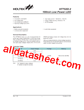 HT7540-2型号图片