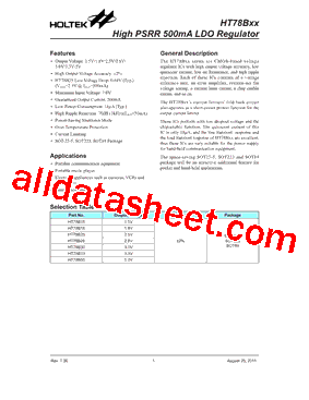 HT78B50型号图片