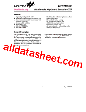 HT82K68E型号图片