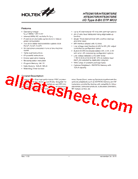 HT82M75R型号图片