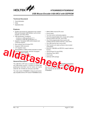 HT82M9BAE型号图片