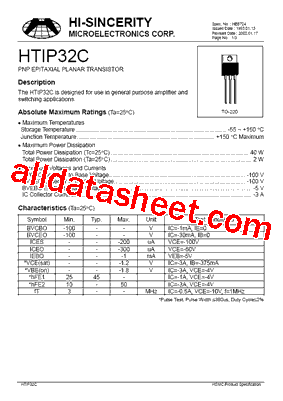 HTIP32C型号图片
