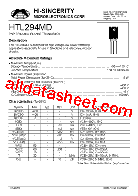 HTL294MD型号图片