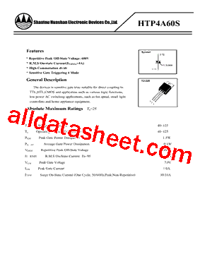 HTP4A60S型号图片