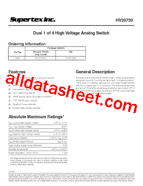 HV20720X型号图片