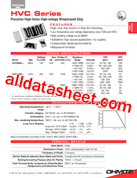 HVC0805V5006GET型号图片