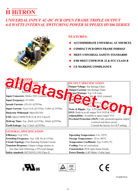 HVI06-T033II型号图片