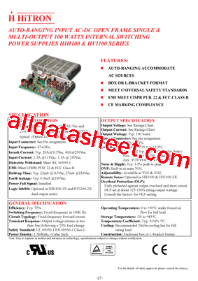 HVI100-22型号图片