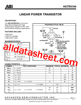 HXTR5104型号图片