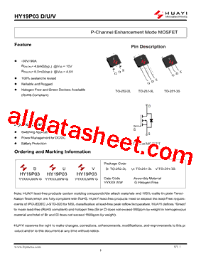 HY19P03D型号图片