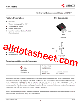 HY4306B6型号图片