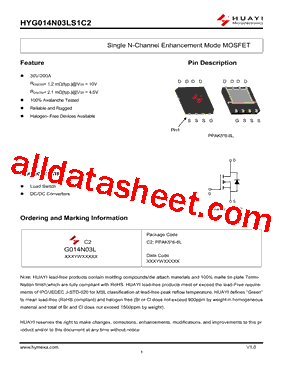 HYG014N03LS1C2型号图片