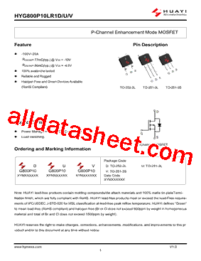 HYG800P10LR1D型号图片