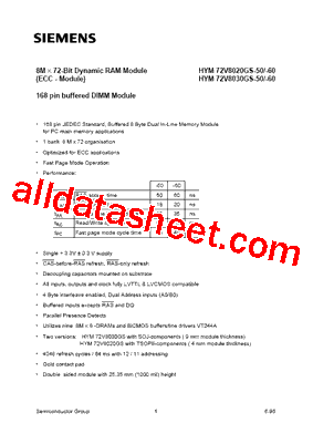 HYM72V8030GS-60型号图片