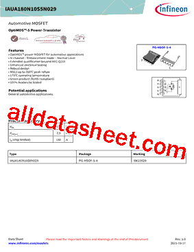 IAUA180N10S5N029型号图片