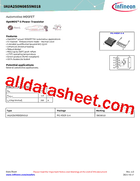 IAUA250N08S5N018型号图片