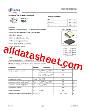 IAUC100N04S6N028型号图片