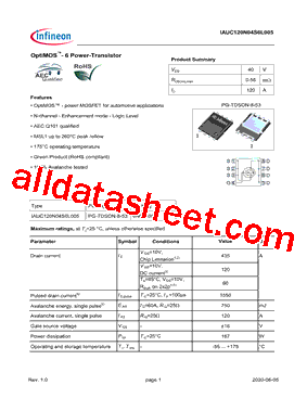 IAUC120N04S6L005型号图片