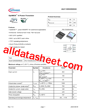 IAUC120N04S6N006型号图片