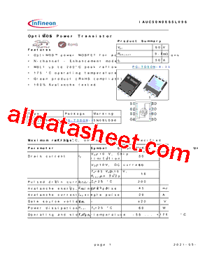 IAUC50N08S5L096型号图片