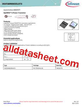 IAUC60N06S5L073型号图片