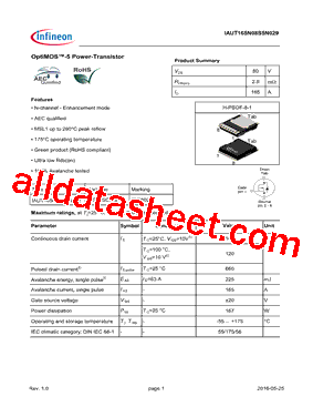 IAUT165N08S5N029型号图片