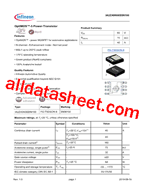 IAUZ40N08S5N100型号图片