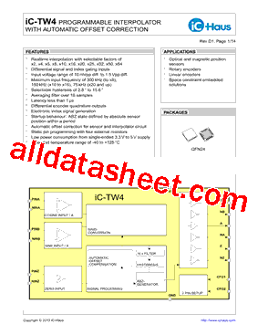 IC-TW4QFN24型号图片