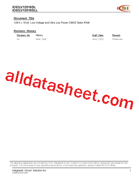 IC62LV12816DLL-100T型号图片