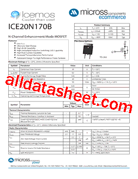 ICE20N170B型号图片