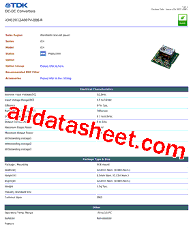 ICH12012A007V-006-R型号图片