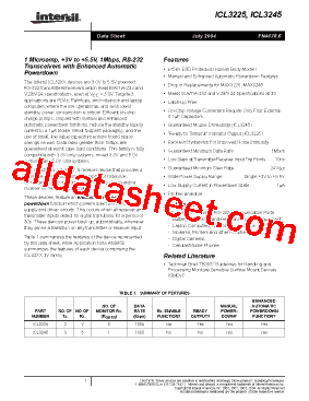 ICL3245CAZ-T型号图片