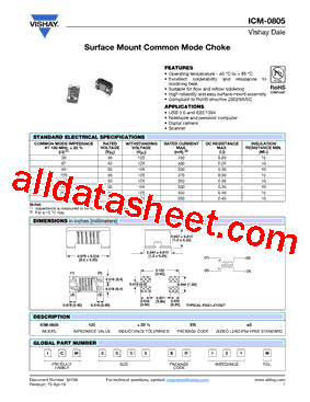 ICM0805ER900M型号图片