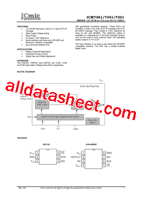 ICM7321T型号图片