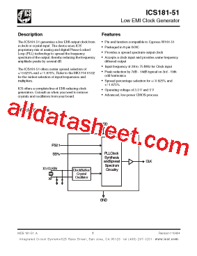 ICS181-51型号图片