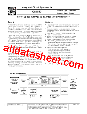 ICS1893Y-10型号图片