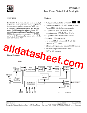 ICS601-01型号图片