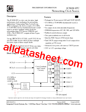 ICS650-07C型号图片