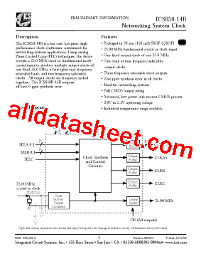 ICS650-14B型号图片