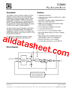ICS663型号图片